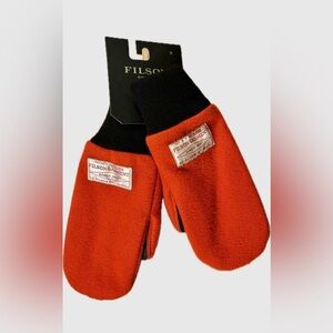 Filson Orange and Black Gloves